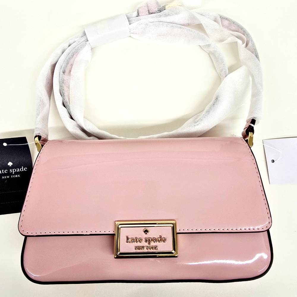 NWT Kate Spade Reegan Patent Mini Flap Crossbody